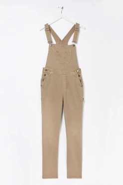 FatFace Natural Banbury Dungarees -Fashion Clothing Store D57 857s5