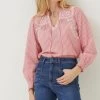 FatFace Red Nellie Stripe Blouse