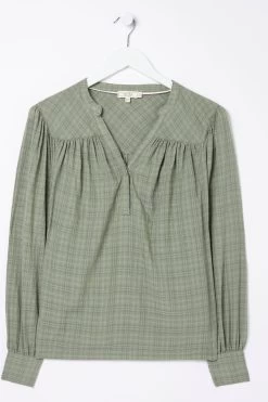 FatFace Green Lou Blouse 9 FatFace Green Lou Blouse -Fashion Clothing Store D57529s5