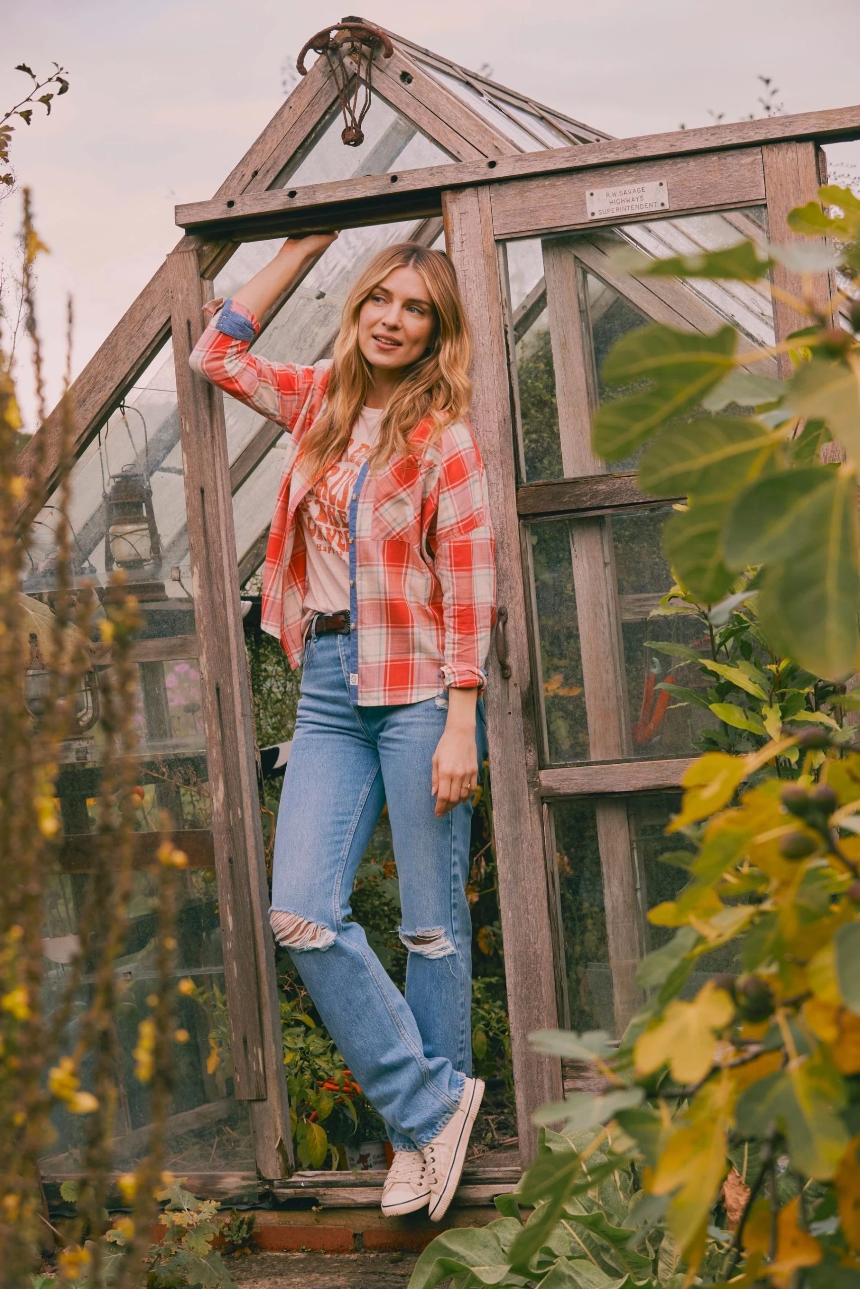 FatFace Red Frome Relaxed Check Shirt 8 FatFace Red Frome Relaxed Check Shirt - Image 8