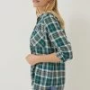FatFace Green Olivia Check Shirt