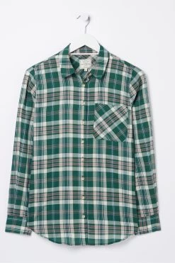 FatFace Green Olivia Check Shirt -Fashion Clothing Store D57540s5