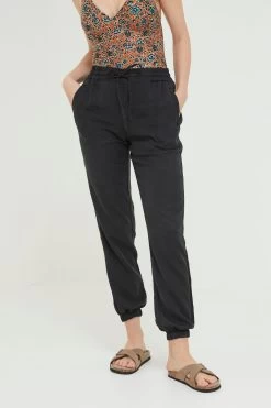FatFace Black Lyme Plain Joggers