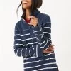 FatFace Blue Airlie Classic Breton Sweatshirt