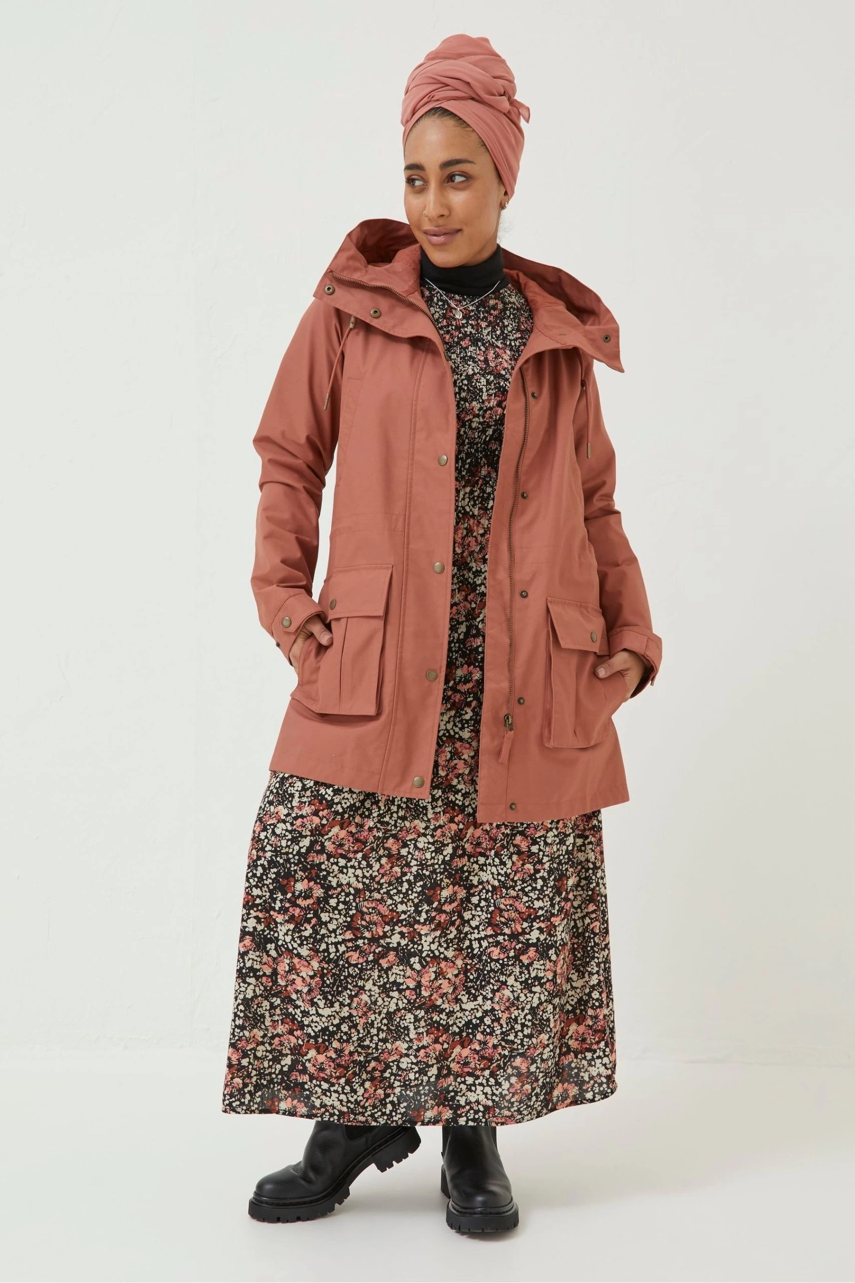 FatFace Taylor Brown Coat 3 FatFace Taylor Brown Coat - Image 3