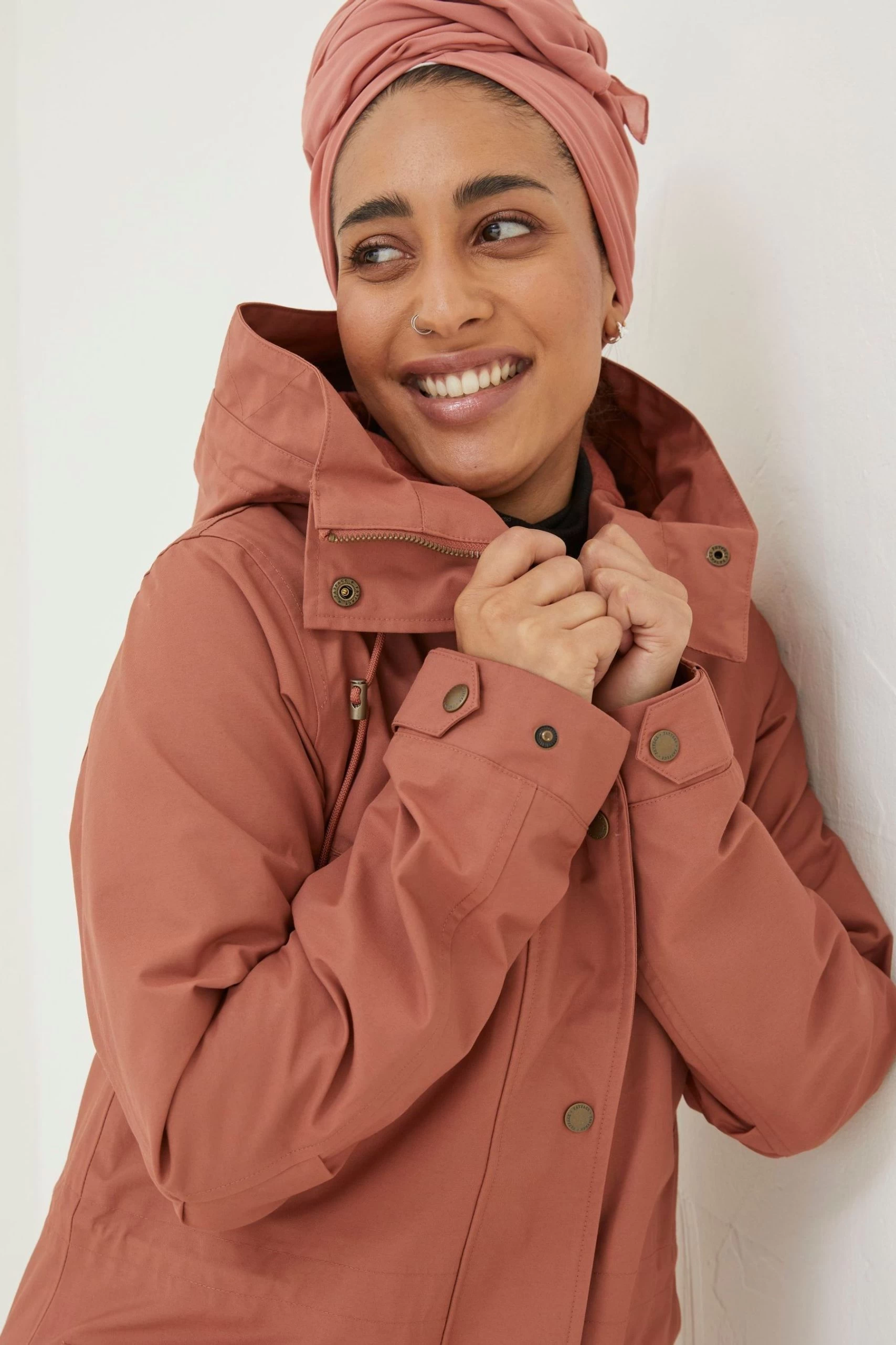 FatFace Taylor Brown Coat 6 FatFace Taylor Brown Coat - Image 6