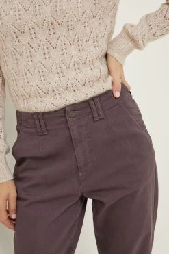 FatFace Purple Aspen Tapered Chinos -Fashion Clothing Store D57582s4