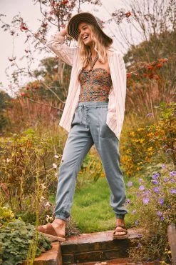 FatFace Billie Linen Blend White Shirt -Fashion Clothing Store D57594s2