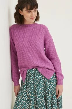 FatFace Purple Ellie Jumper