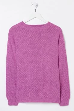 FatFace Purple Ellie Jumper -Fashion Clothing Store D57767s5