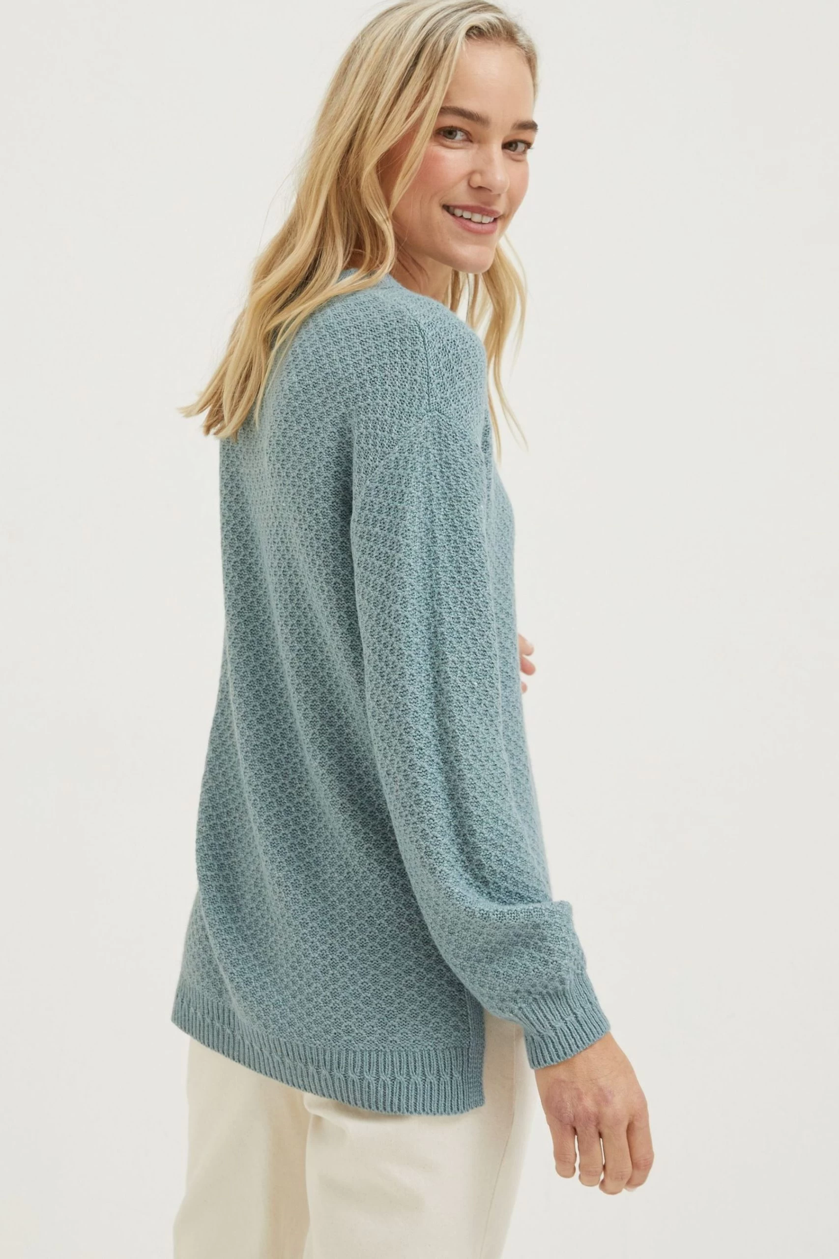 FatFace Blue Ellie Jumper 2 FatFace Blue Ellie Jumper - Image 2