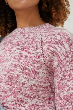 FatFace Red Carly Twist Jumper -Fashion Clothing Store D57816s3