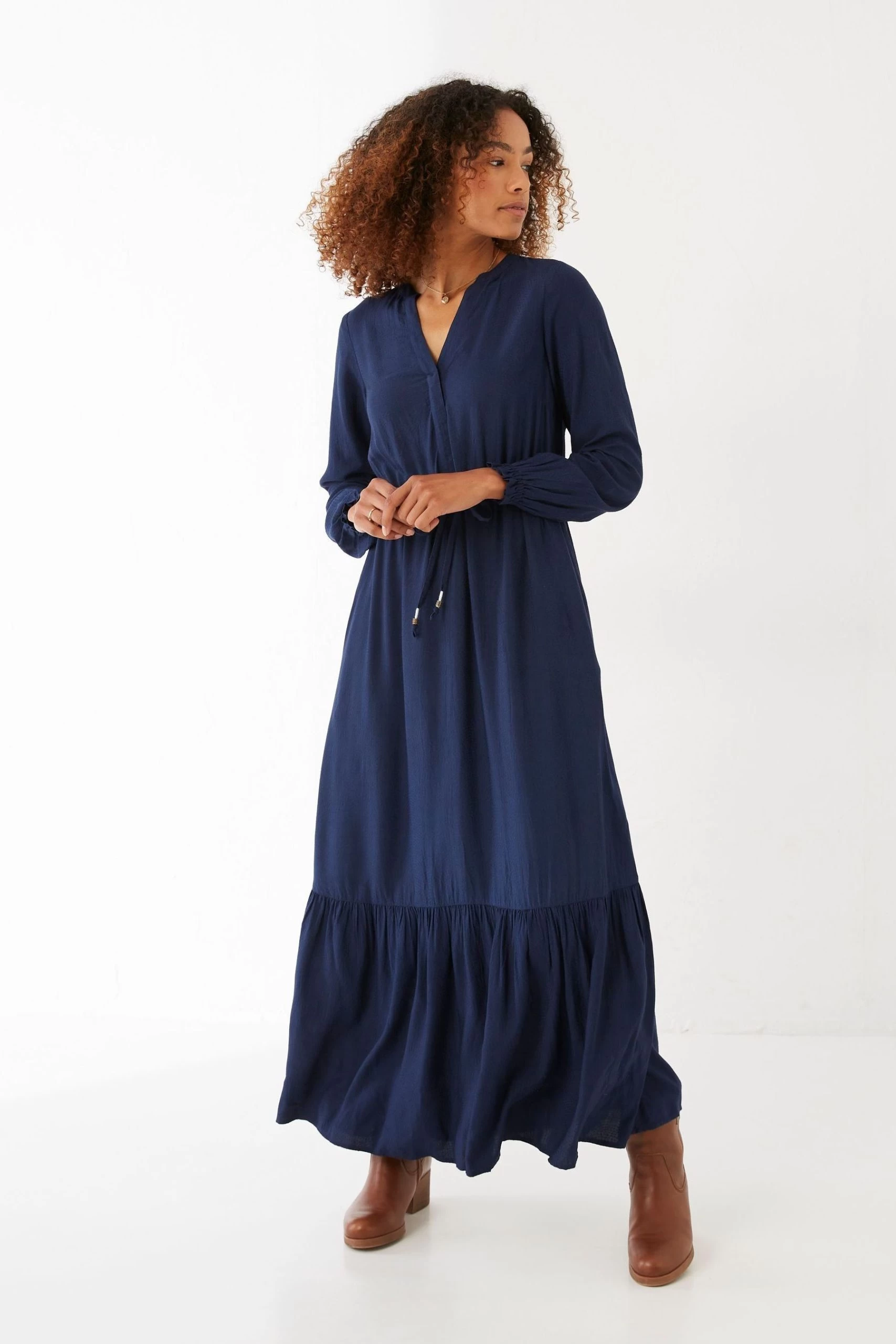 FatFace Blue Joyce Maxi Dress 1 FatFace Blue Joyce Maxi Dress
