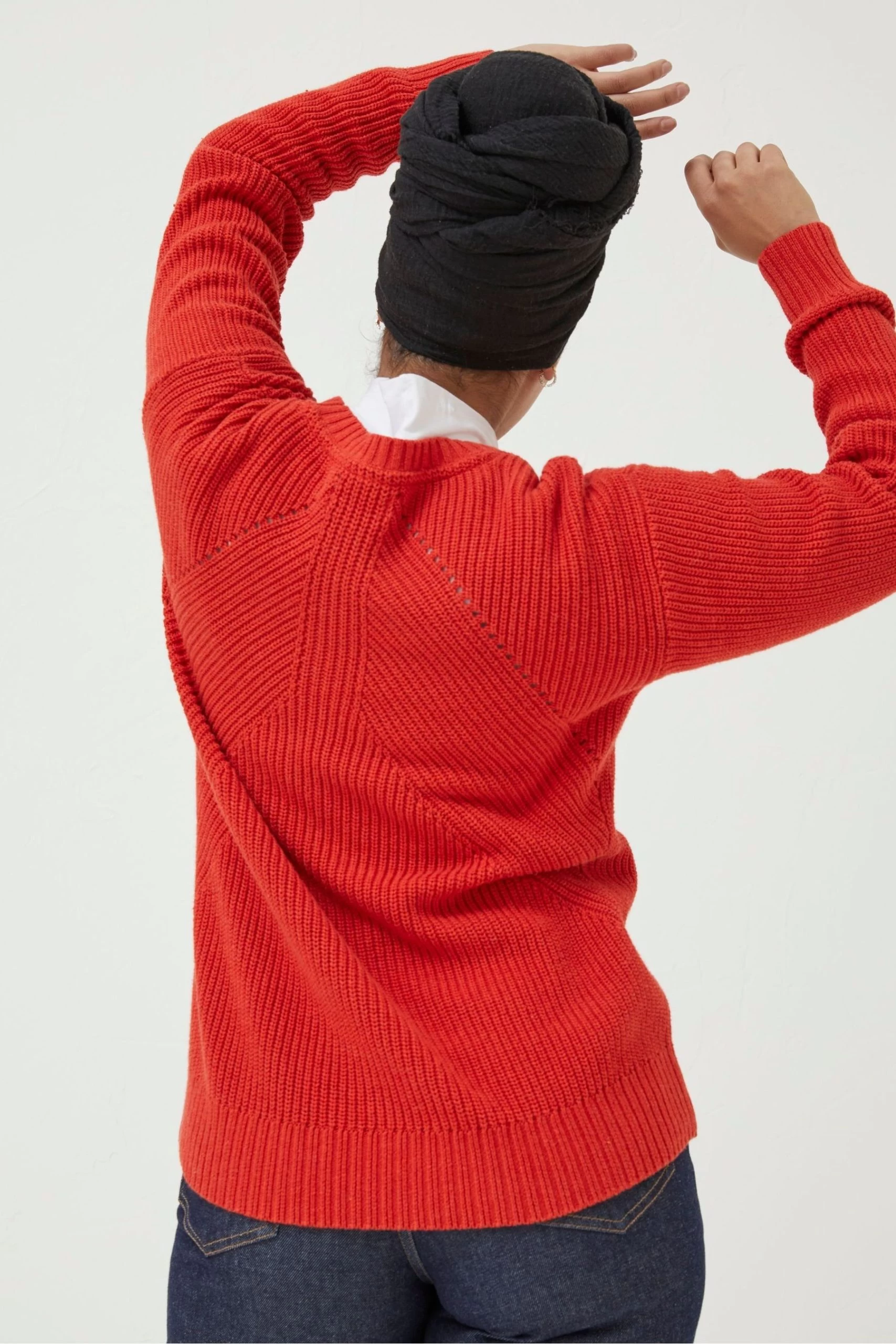 FatFace Red Carly Jumper 2 FatFace Red Carly Jumper - Image 2