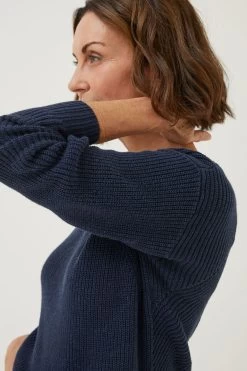 FatFace Blue Carly Jumper 9 FatFace Blue Carly Jumper -Fashion Clothing Store D57837s4