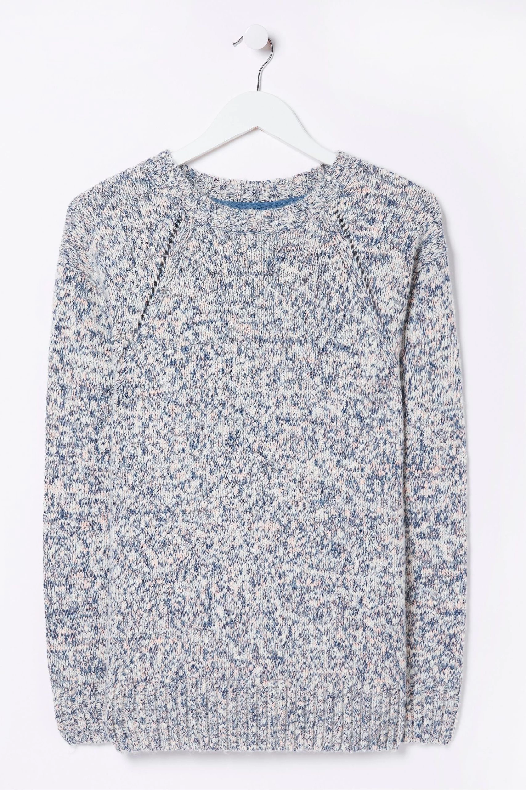 FatFace Blue Carly Twist Jumper 5 FatFace Blue Carly Twist Jumper - Image 5