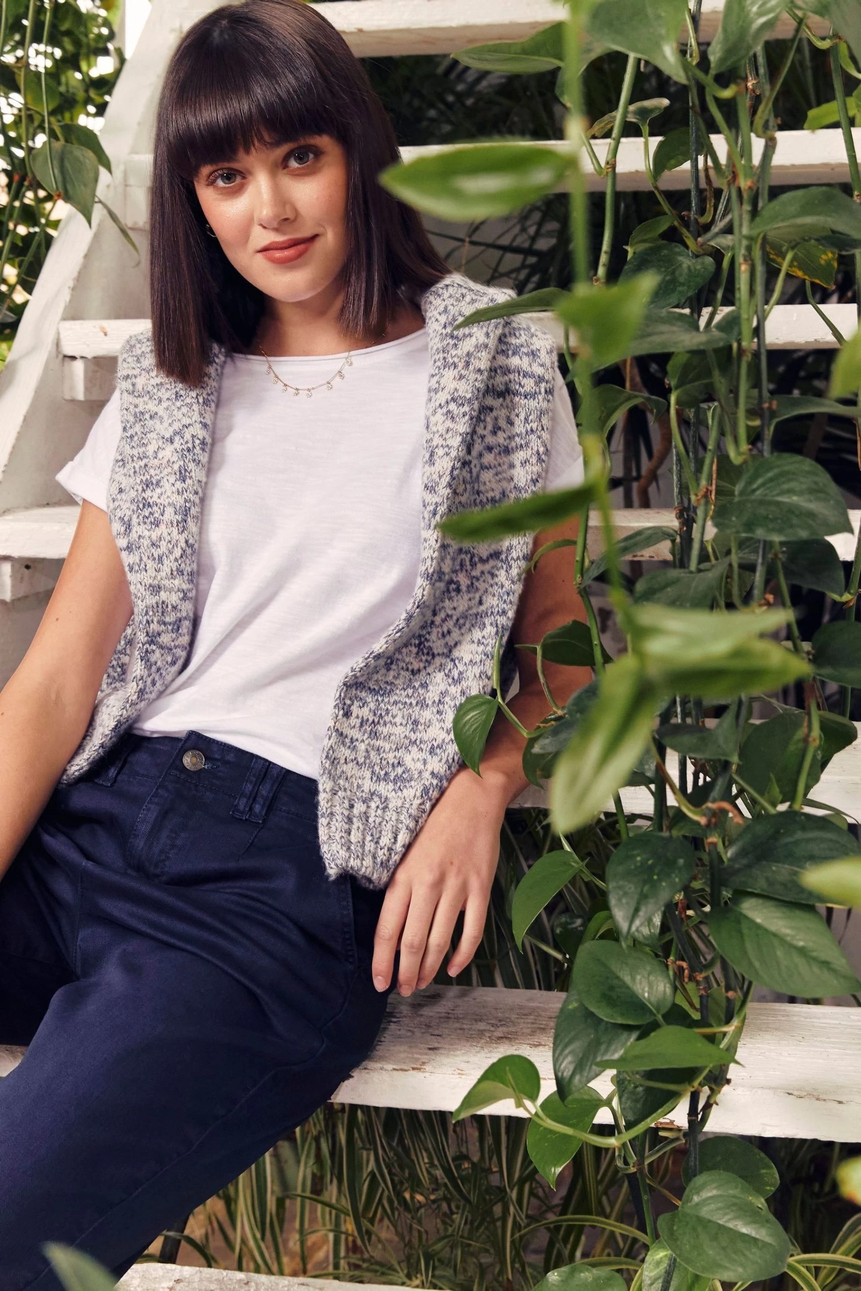 FatFace Blue Carly Twist Jumper 7 FatFace Blue Carly Twist Jumper - Image 7