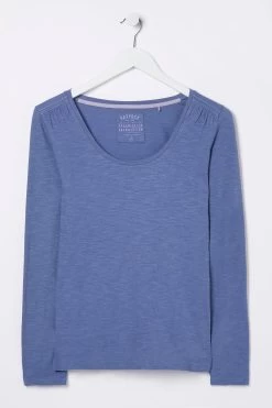 FatFace Blue Persia Organic Cotton T-Shirt 7 FatFace Blue Persia Organic Cotton T-Shirt -Fashion Clothing Store D57867s4