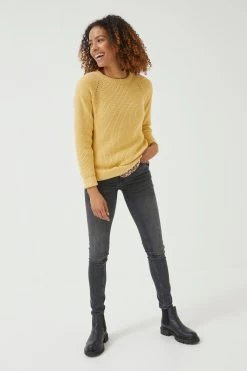 FatFace Yellow Carly Jumper
