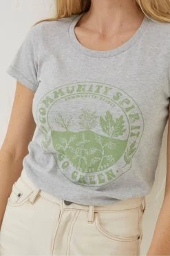 FatFace Grey Eden Community Spirit T-Shirt 8 FatFace Grey Eden Community Spirit T-Shirt -Fashion Clothing Store D57876s4