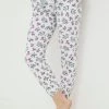FatFace Natural Strawberry Cuffed Pyjama Pants