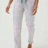 FatFace Spring Check Pyjama Pants