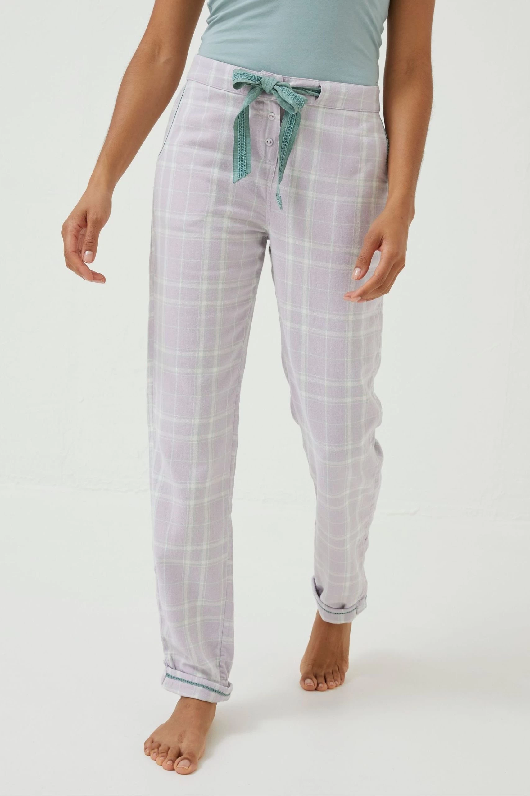 FatFace Spring Check Pyjama Pants 1 FatFace Spring Check Pyjama Pants