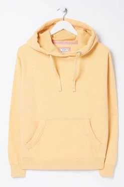FatFace Yellow Izzy Overhead Hoodie -Fashion Clothing Store D58028s6