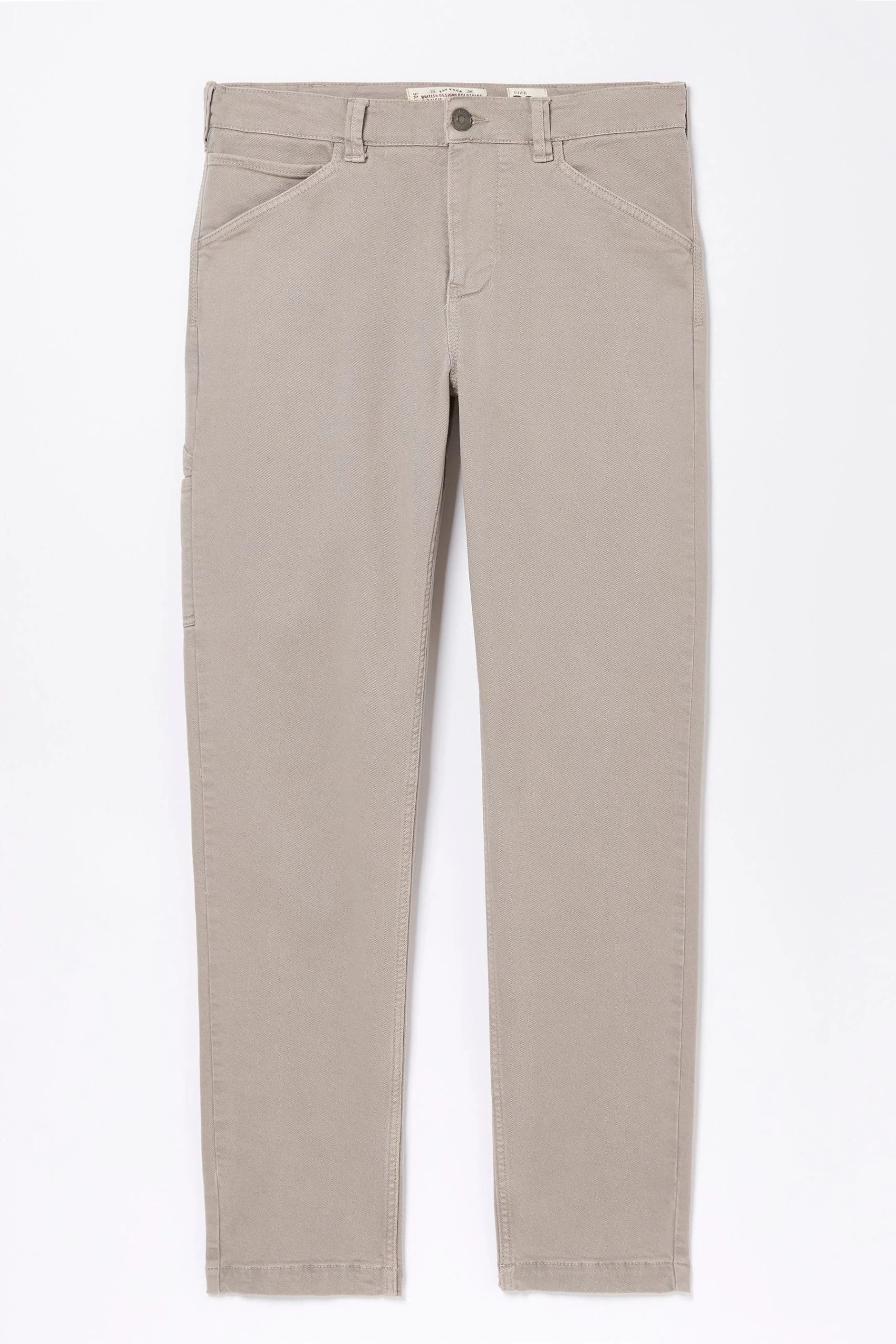 FatFace Grey Tapered Utility Trousers 5 FatFace Grey Tapered Utility Trousers - Image 5