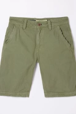 FatFace Green Cove Flat Front Shorts -Fashion Clothing Store D59 867s4