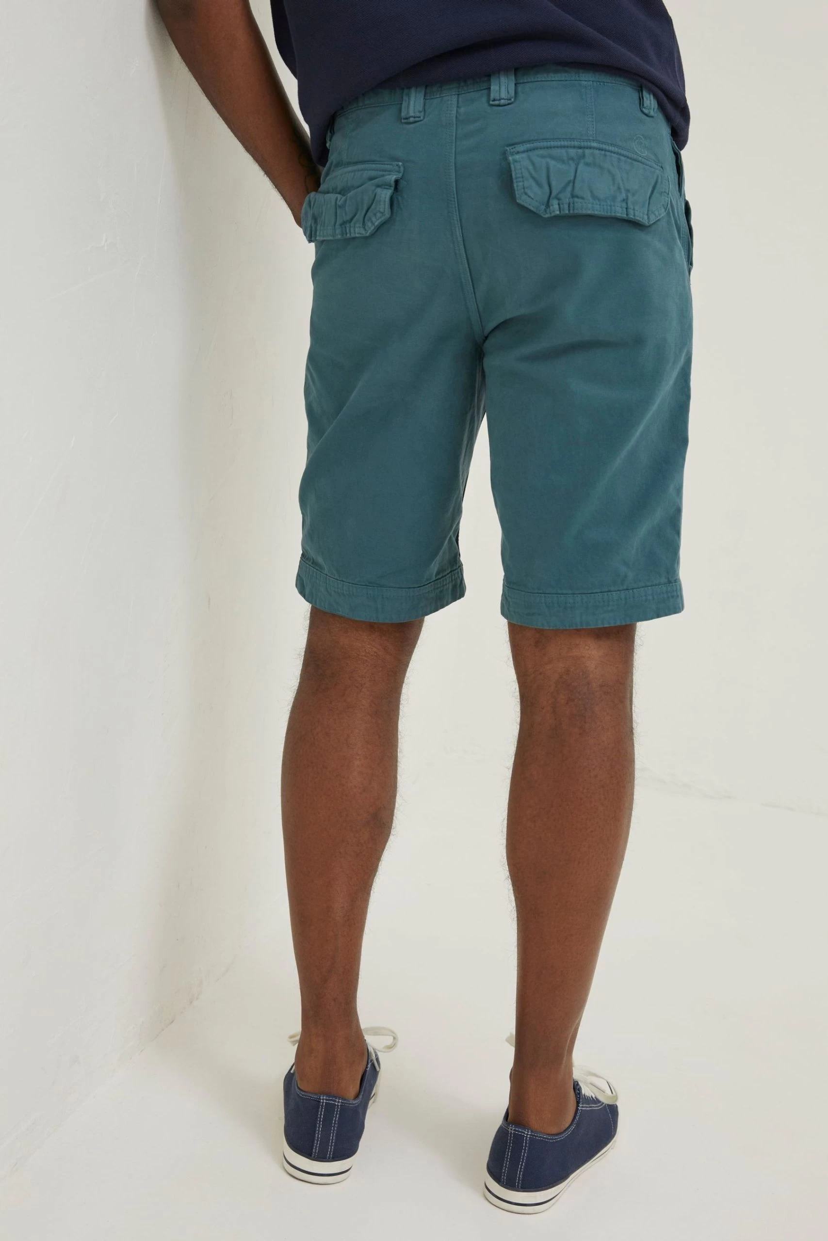 FatFace Blue Cove Flat Front Shorts 2 FatFace Blue Cove Flat Front Shorts - Image 2