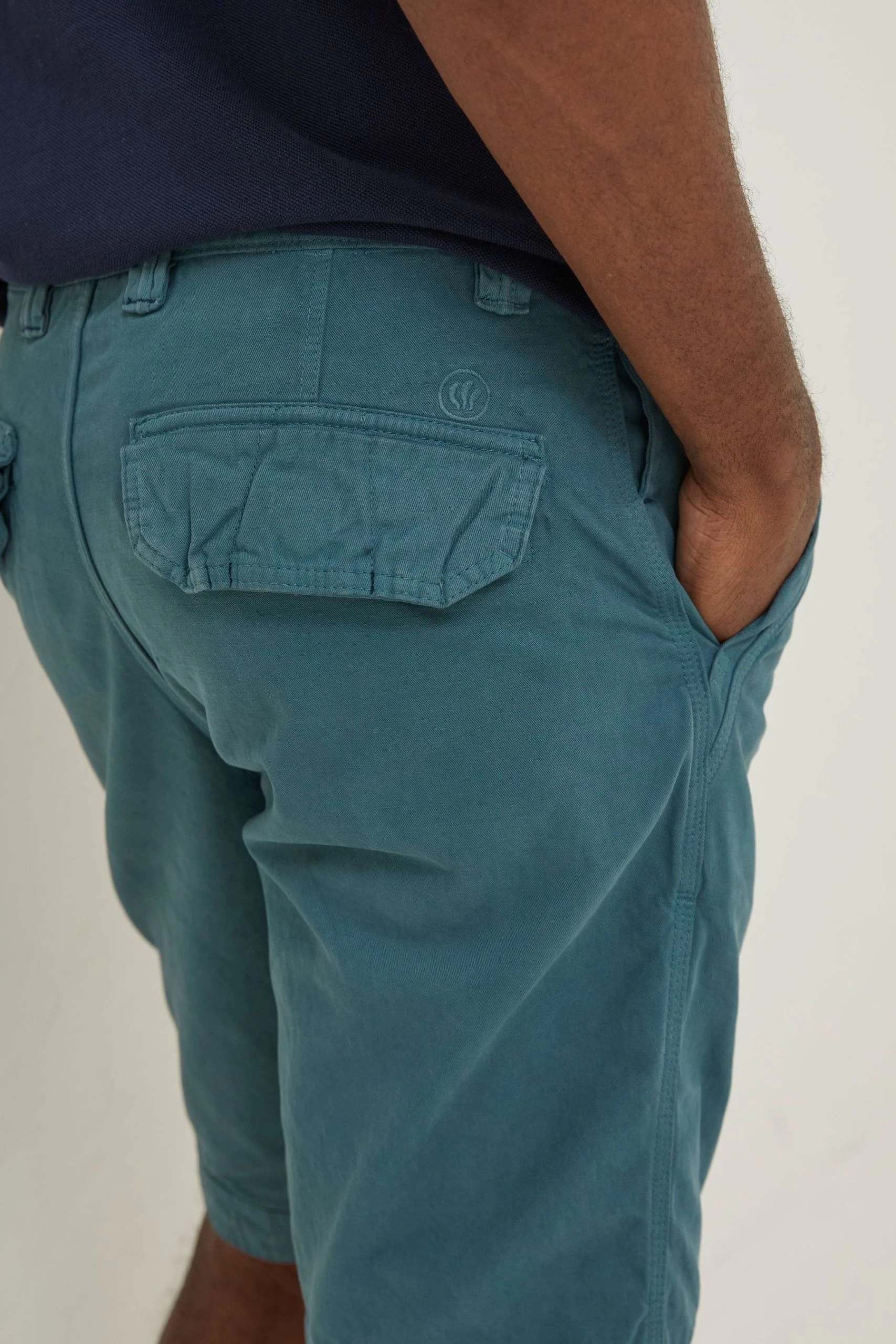 FatFace Blue Cove Flat Front Shorts 4 FatFace Blue Cove Flat Front Shorts - Image 4