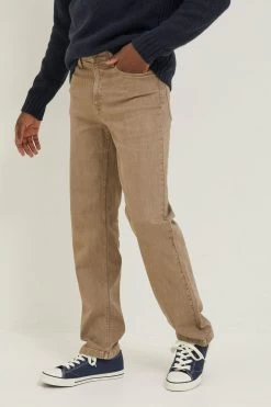 FatFace Natural Straight Five Pocket Jeans