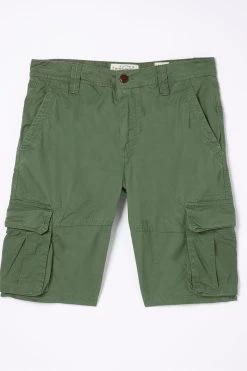 FatFace Green Bude Lightweight Cargo Shorts 7 FatFace Green Bude Lightweight Cargo Shorts -Fashion Clothing Store D59 888s4