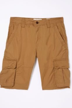 FatFace Bude Lightweight Brown Cargo Shorts