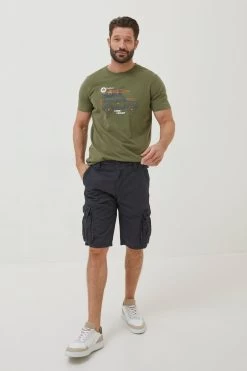 FatFace Blue Bude Lightweight Cargo Shorts