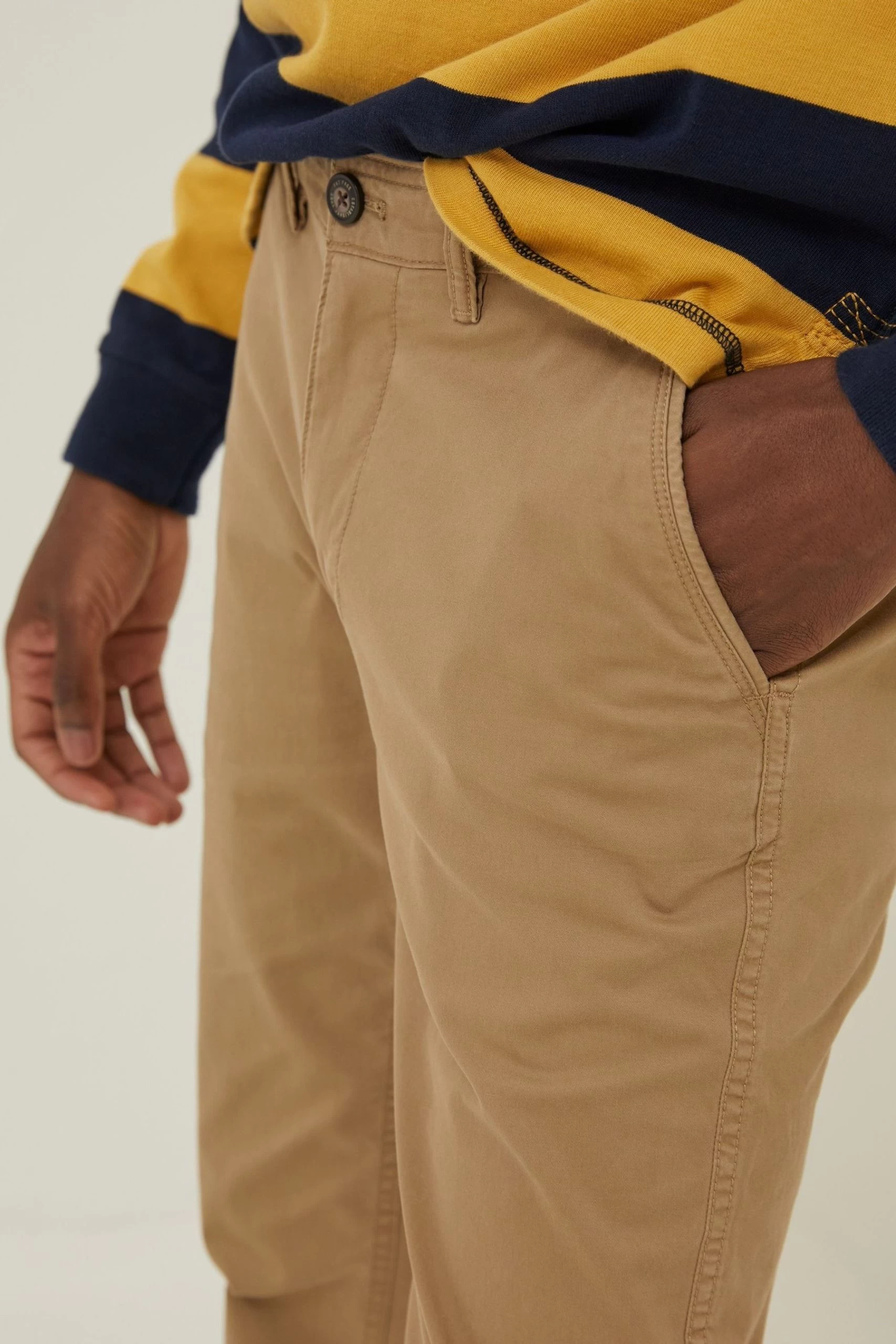 FatFace Natural Heyshott Slim Stretch Chinos 5 FatFace Natural Heyshott Slim Stretch Chinos - Image 5