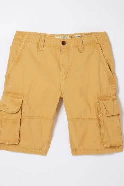 FatFace Yellow Breakyard Cargo Shorts 9 FatFace Yellow Breakyard Cargo Shorts -Fashion Clothing Store D59 903s5