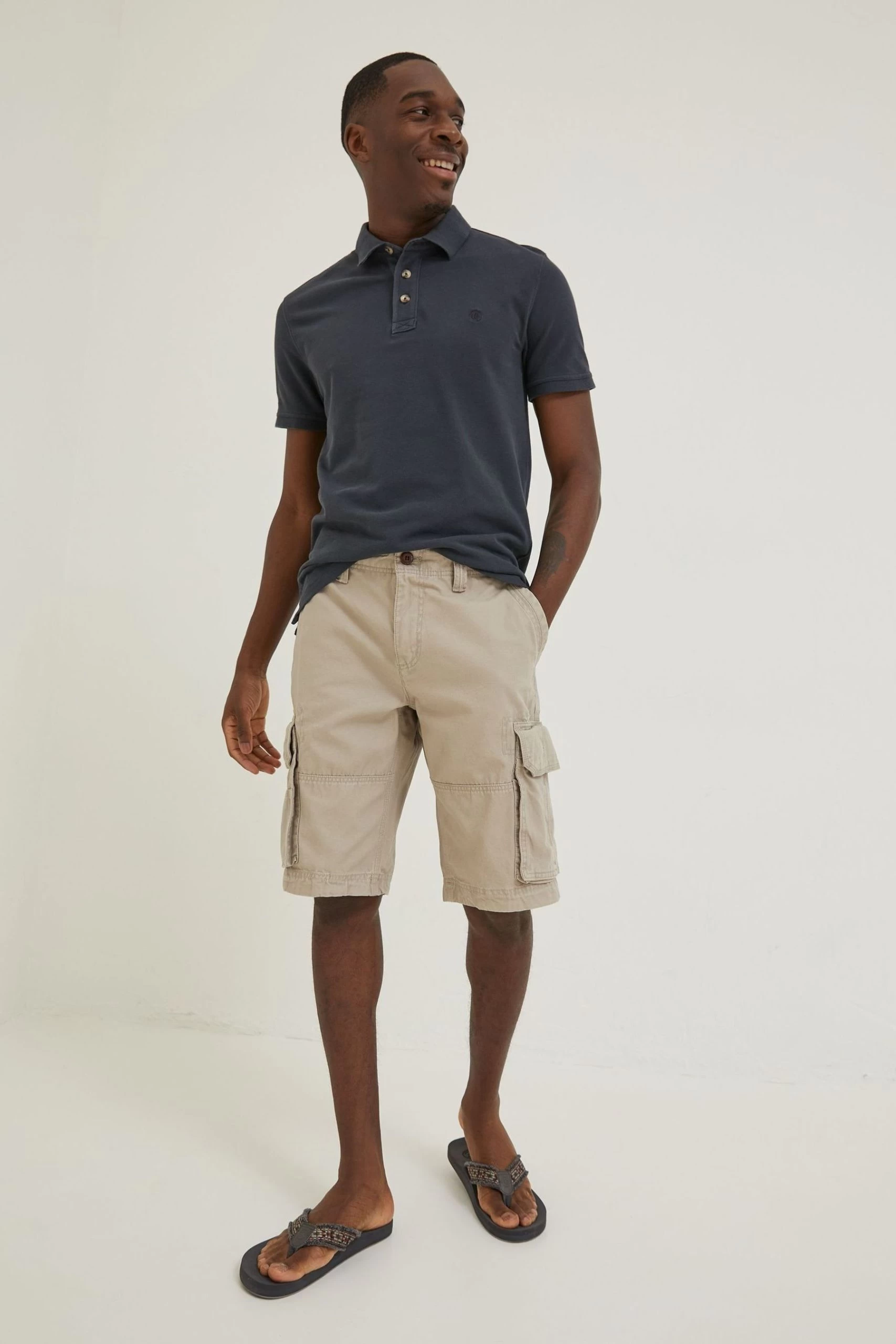 FatFace Natural Breakyard Cargo Shorts 1 FatFace Natural Breakyard Cargo Shorts