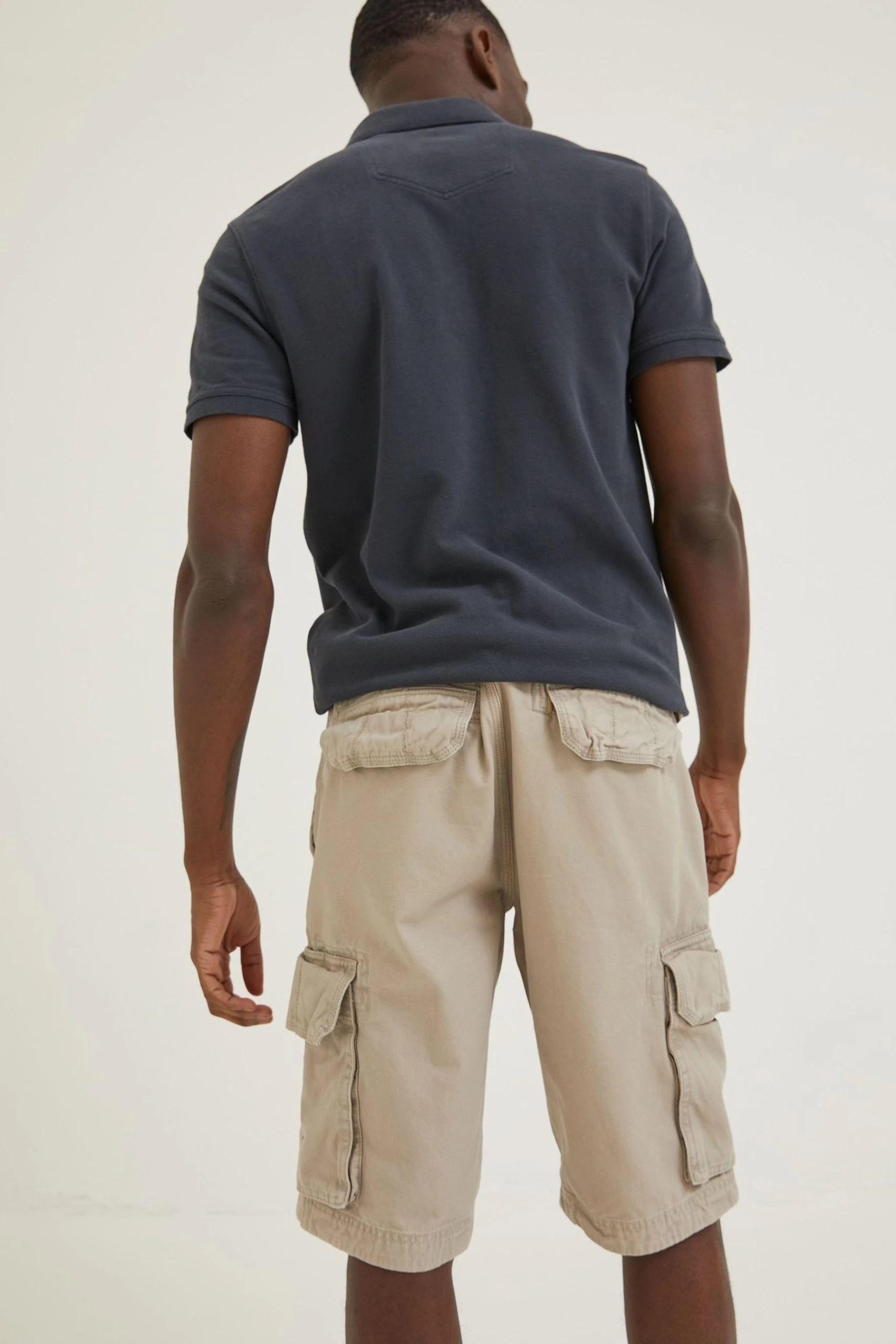 FatFace Natural Breakyard Cargo Shorts 2 FatFace Natural Breakyard Cargo Shorts - Image 2