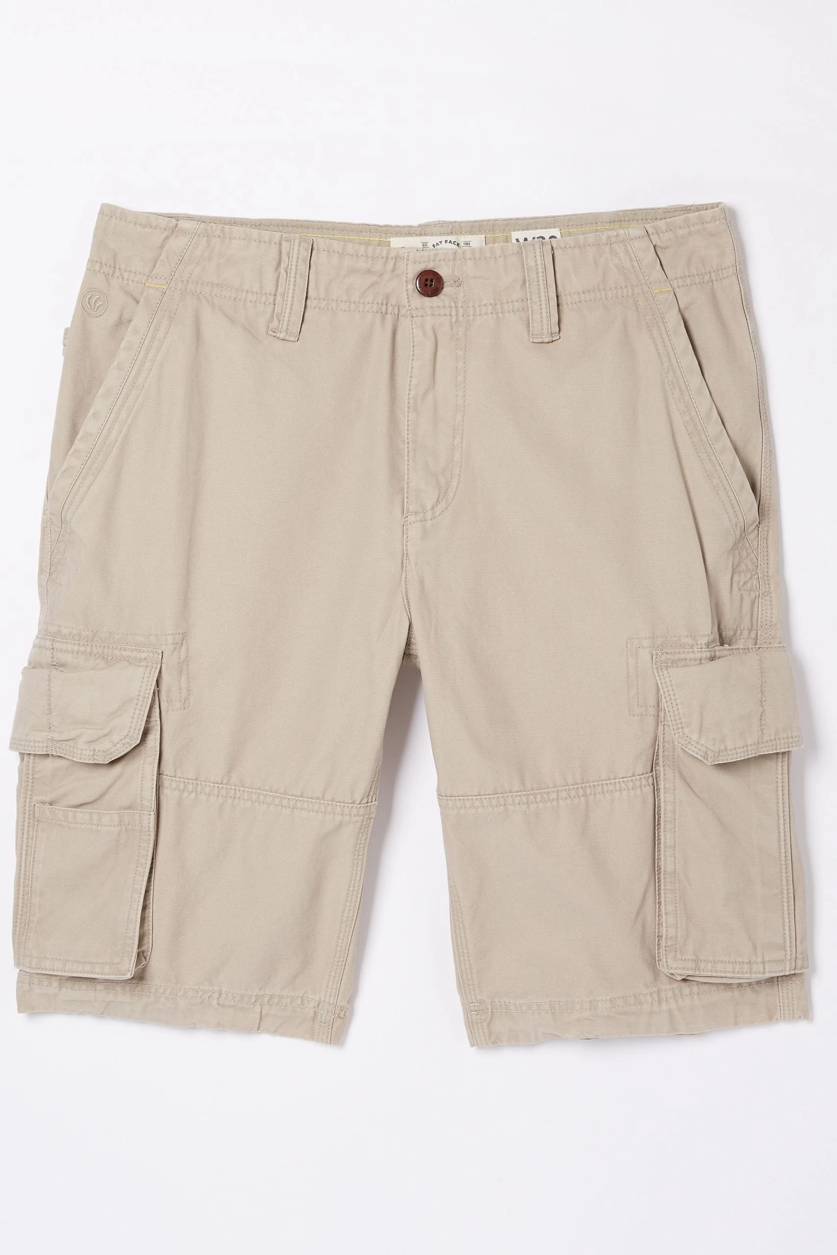 FatFace Natural Breakyard Cargo Shorts 4 FatFace Natural Breakyard Cargo Shorts - Image 4