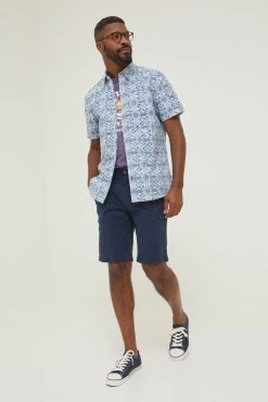 FatFace Blue Cowes Utility Shorts 7 FatFace Blue Cowes Utility Shorts -Fashion Clothing Store D59 910s3