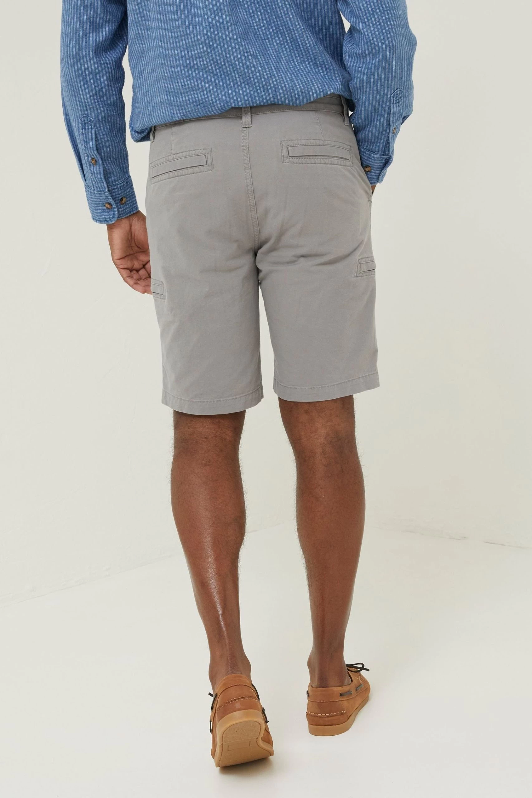 FatFace Grey Cowes Utility Shorts 2 FatFace Grey Cowes Utility Shorts - Image 2