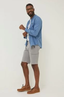 FatFace Grey Cowes Utility Shorts 7 FatFace Grey Cowes Utility Shorts -Fashion Clothing Store D59863s3