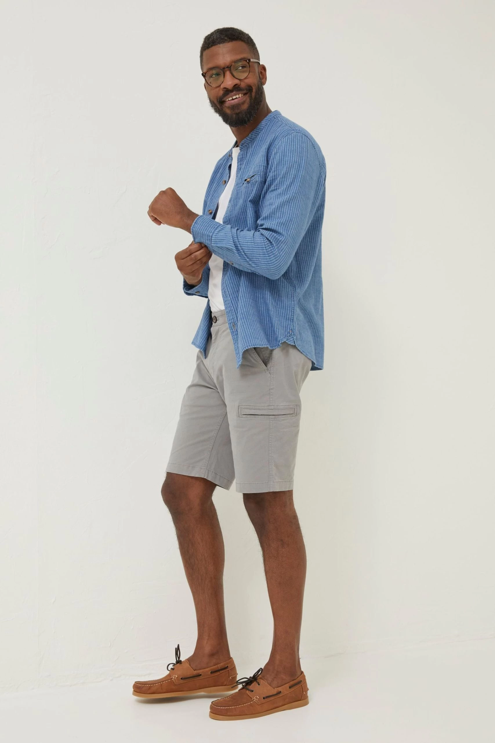 FatFace Grey Cowes Utility Shorts 3 FatFace Grey Cowes Utility Shorts - Image 3