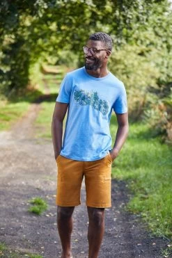 FatFace Cowes Brown Utility Shorts