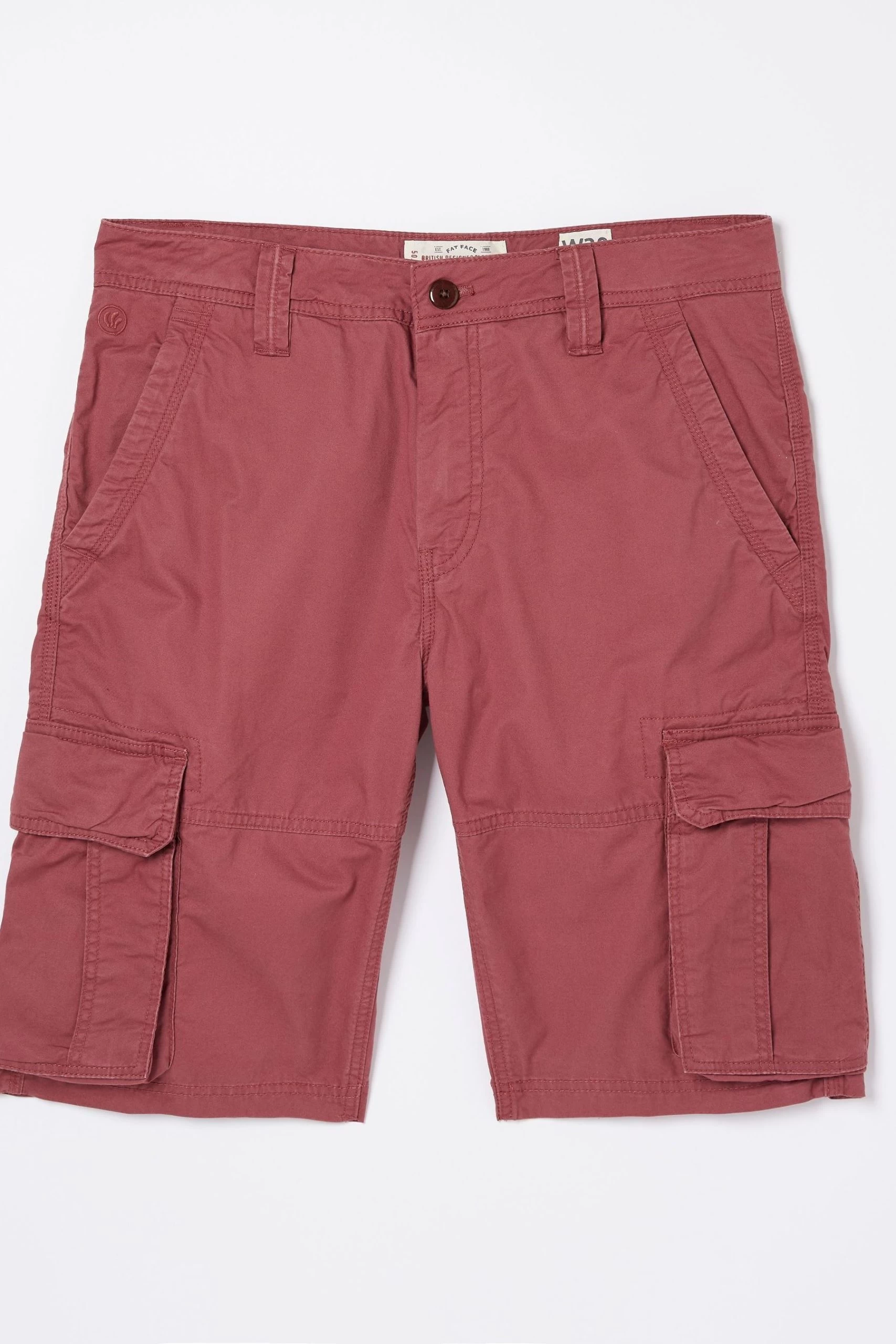 FatFace Pink Bude Lightweight Cargo Shorts 3 FatFace Pink Bude Lightweight Cargo Shorts - Image 3
