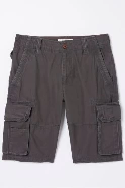 FatFace Grey Breakyard Cargo Shorts 7 FatFace Grey Breakyard Cargo Shorts -Fashion Clothing Store D59895s4