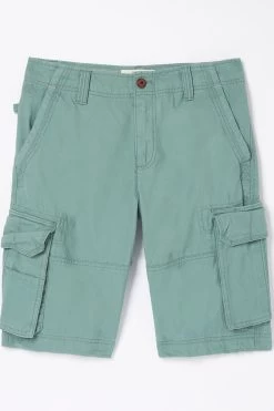 FatFace Green Breakyard Cargo Shorts -Fashion Clothing Store D59896s4