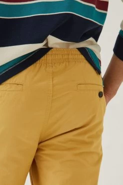 FatFace Yellow Seaton Pull On Shorts -Fashion Clothing Store D59899s3